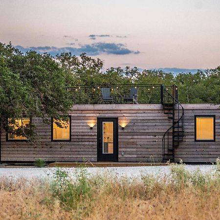 New! The Texas Longhorn-Luxury Container Home Фредериксберг Экстерьер фото